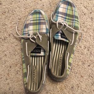 Plaid Sperrys